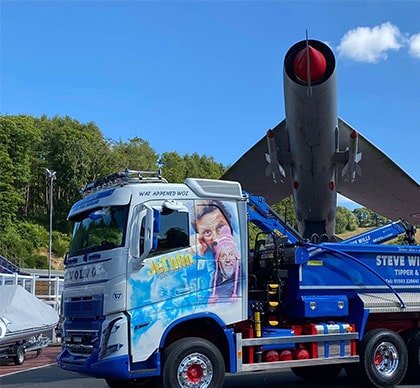 Jethro on our fleet as a tribute to the Cornish legend