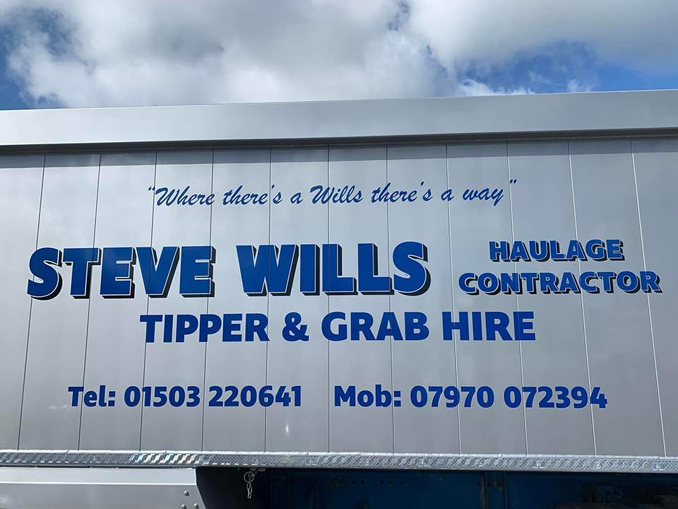 Cab and Body paint plus Sign Writing